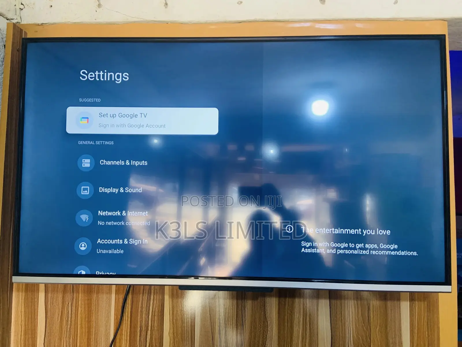 TCL 43inch Google Tv