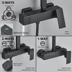 High Grade Black Shower Mixer