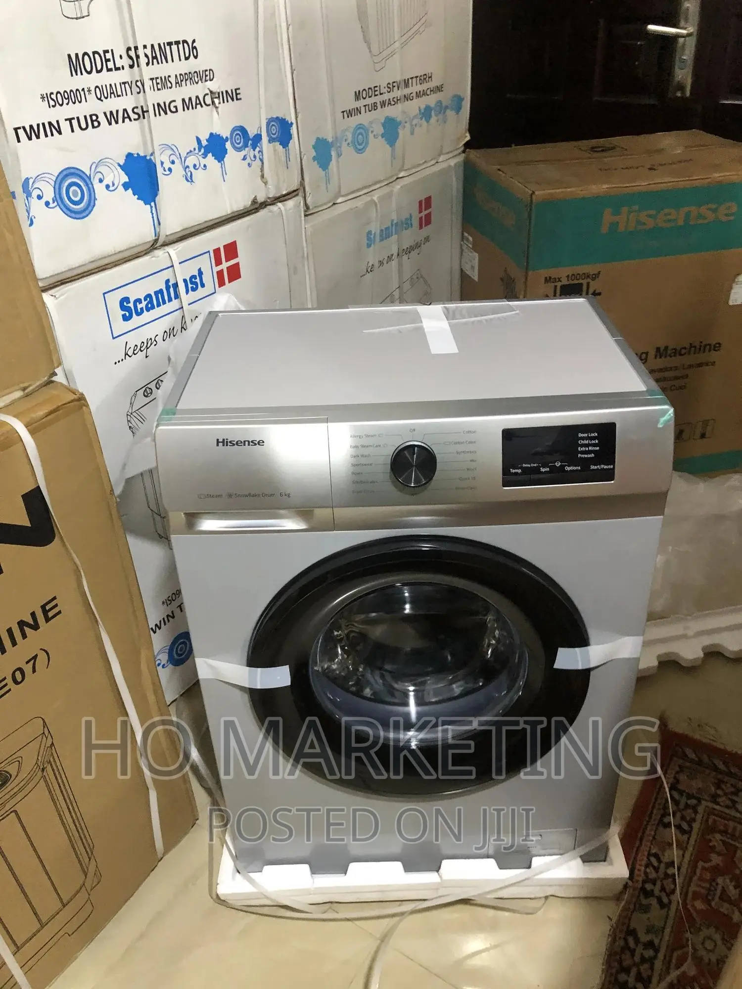 6kg Automatic Hisense Washing Machine Wfvb6010ms