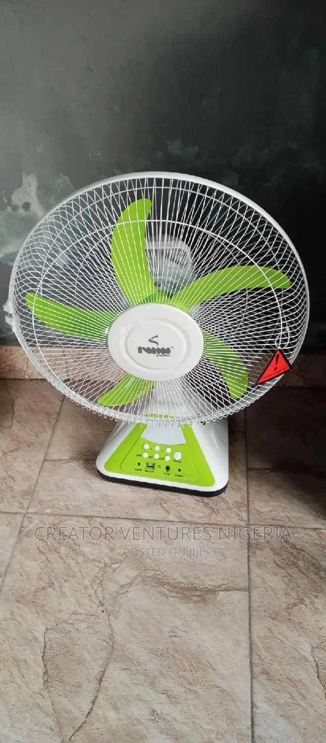 Iwin Rechargable Ac/Dc Table/Wall Fan,16",