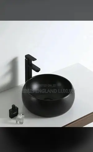 Black Round Counter Top