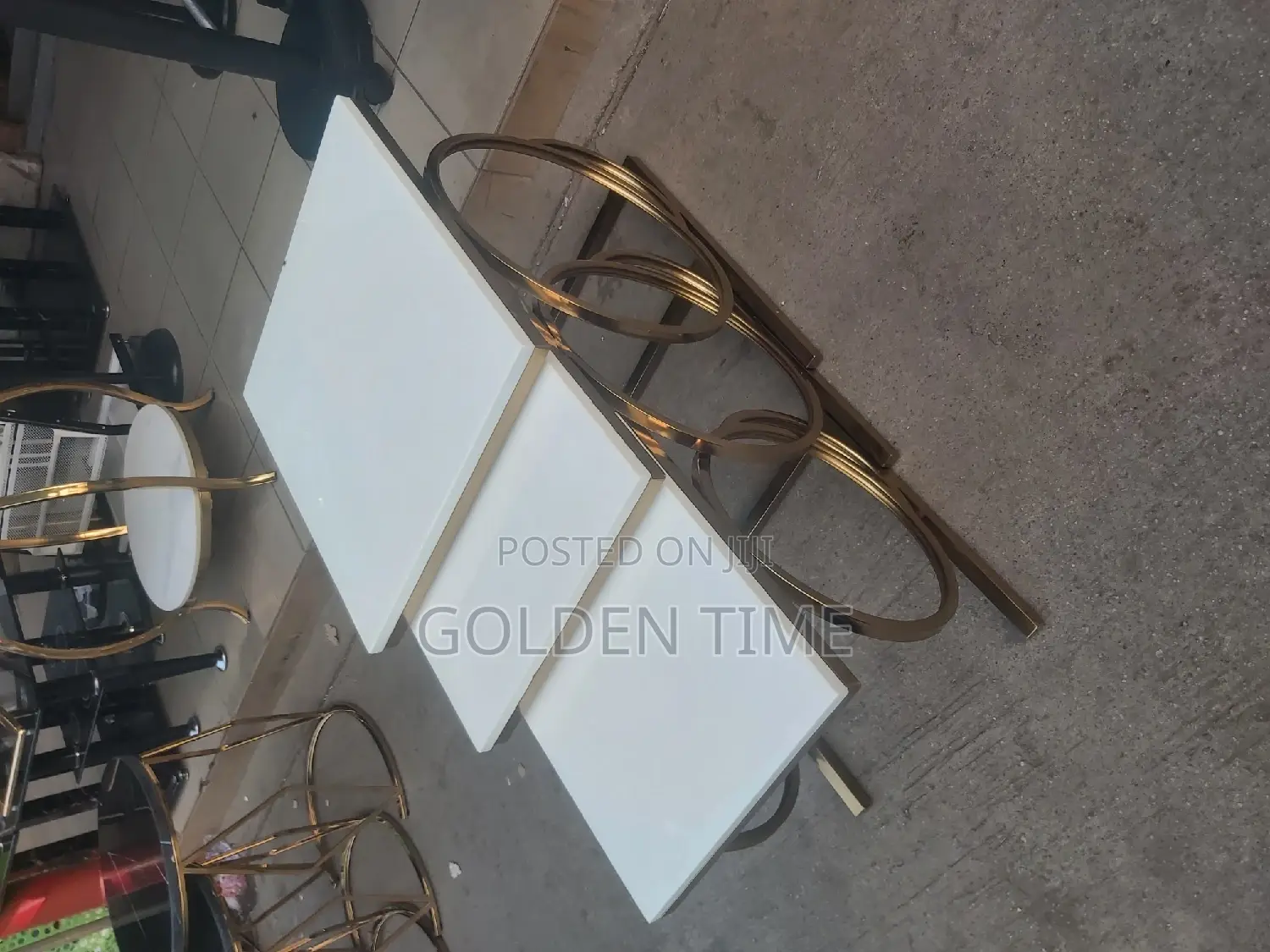 3in1 Marble Said Stools