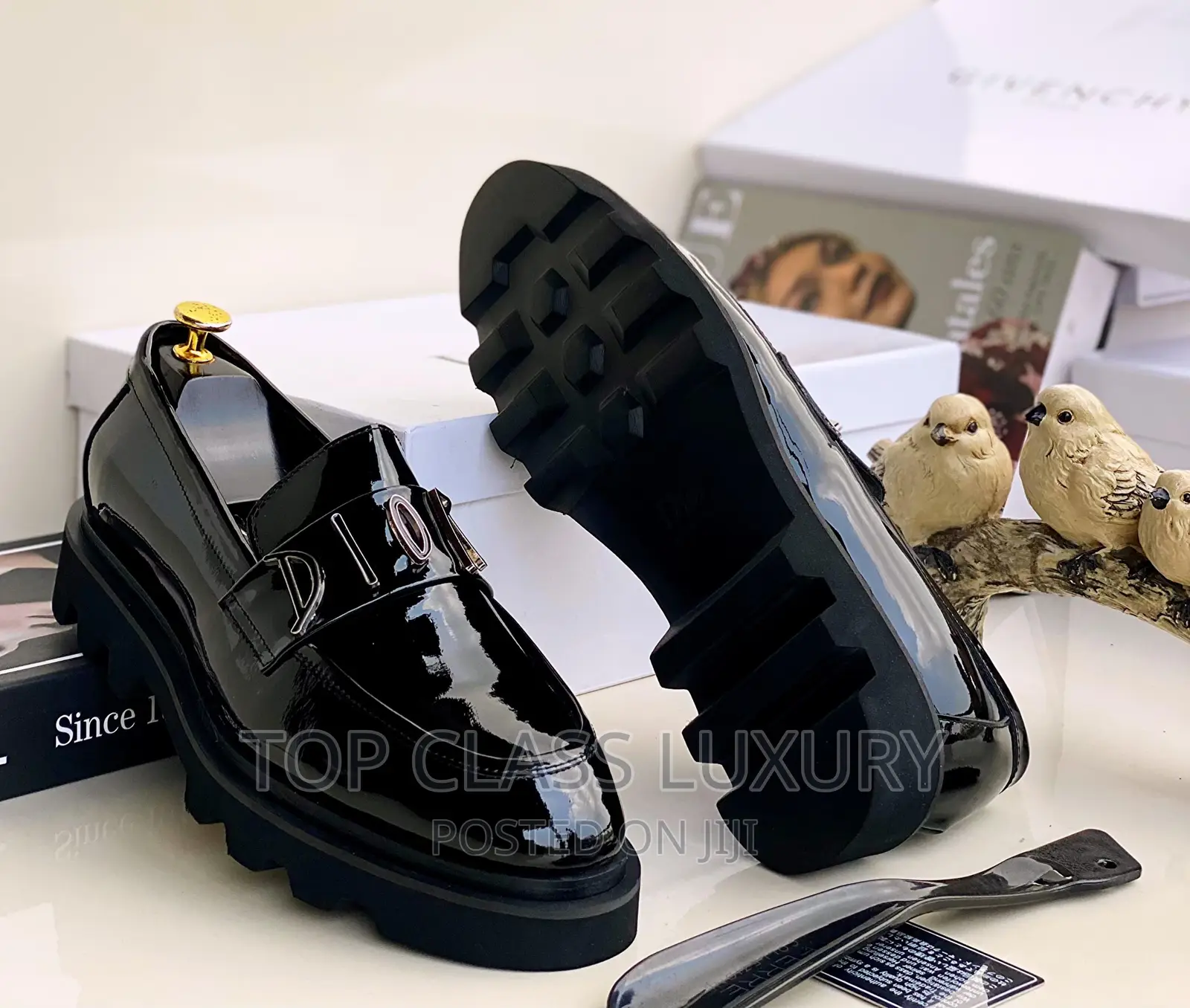 Original Dior Luxury Coperate Men Flat Designer Shoe