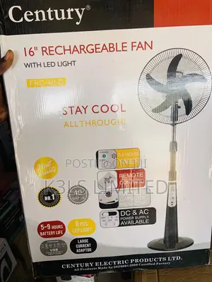 Century Rechargeable Fan