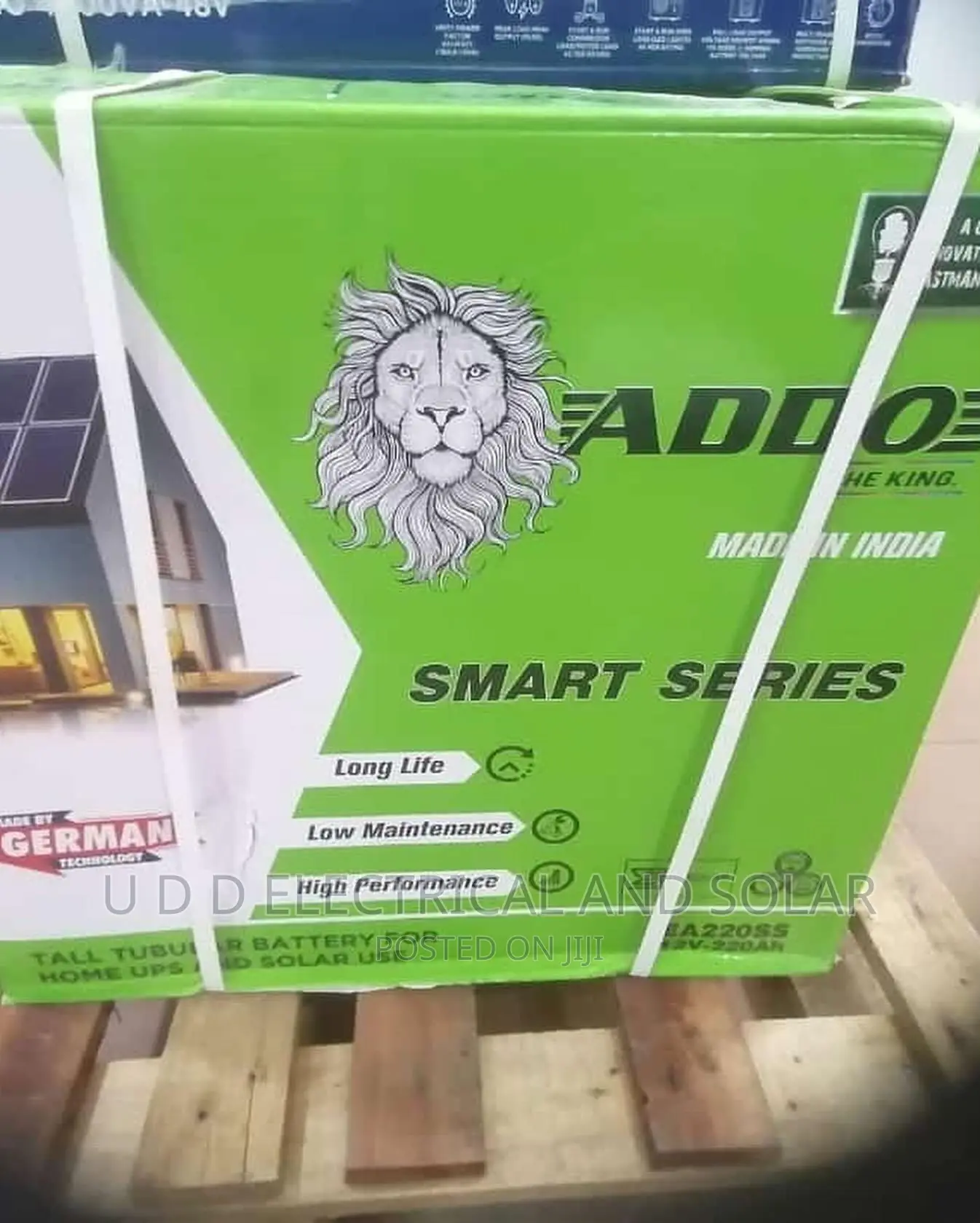 220ahs ADDO India Tubular Battery  Available