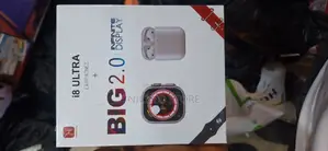 I8 Ultra Smart Watch + Bluetooth Headset + Dual Strap