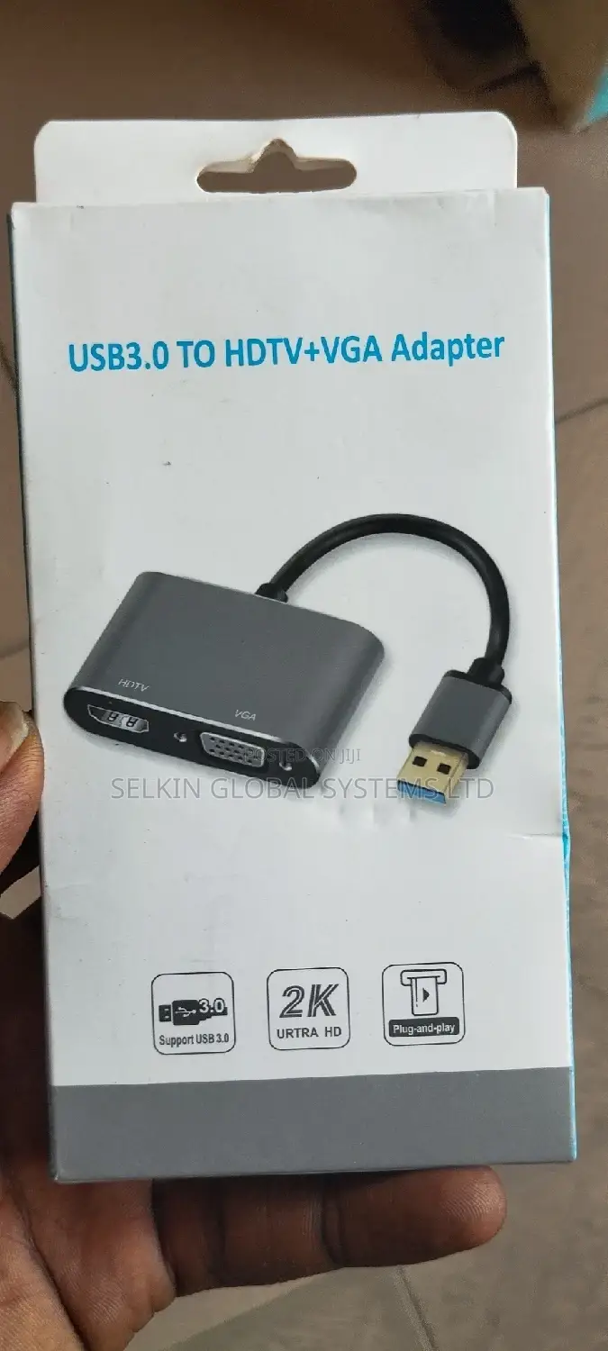 USB to VGA and HDMI