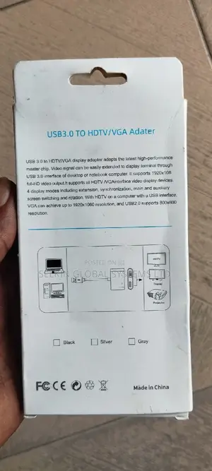 USB to VGA and HDMI