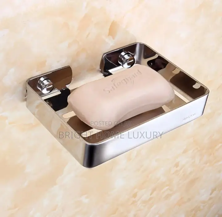 Chrome Heavy Duty Bathroom Shower Soap Dish Holder