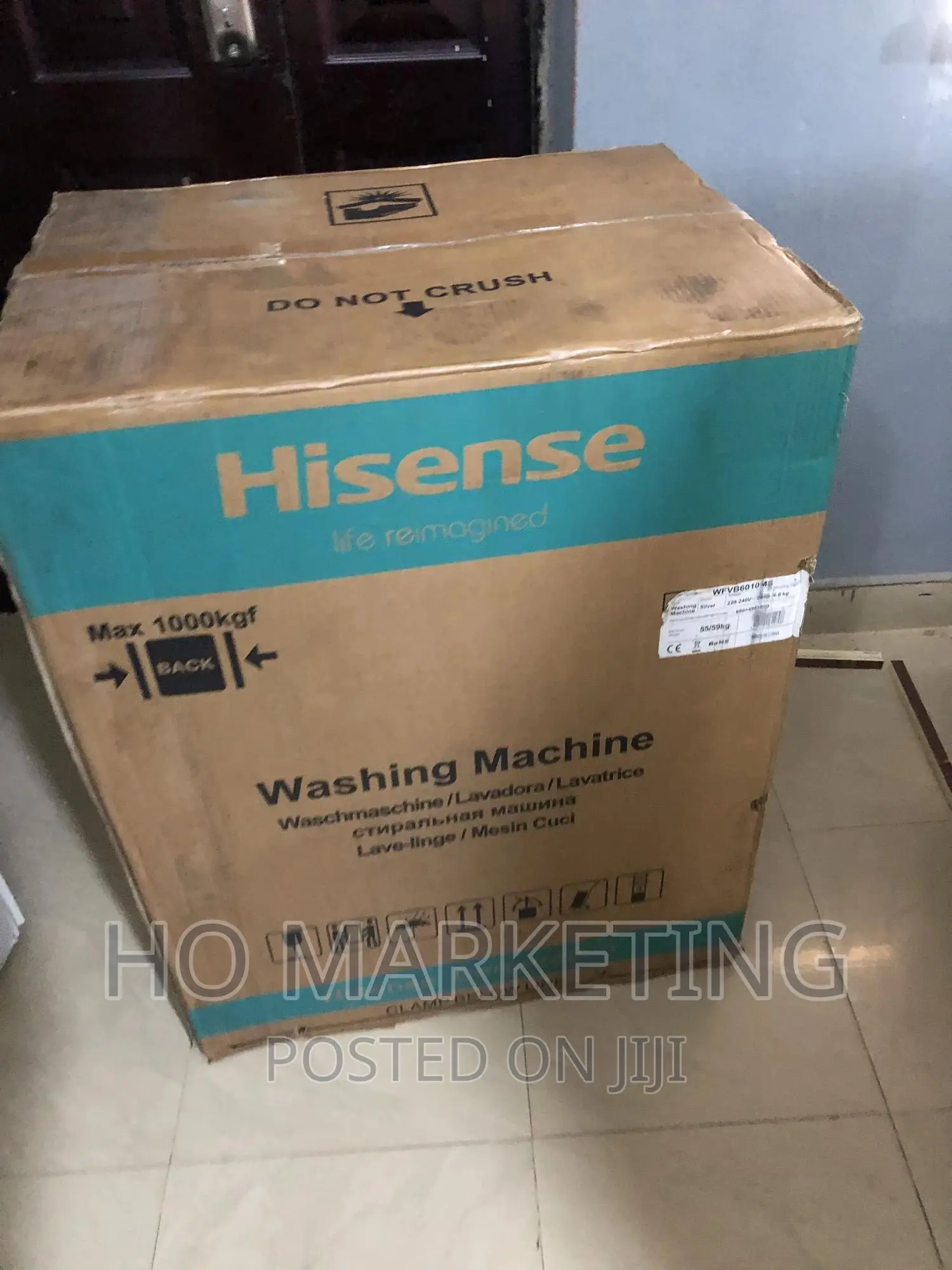 Hisense Washing Machine 6kg Automatic Top Load-Silver