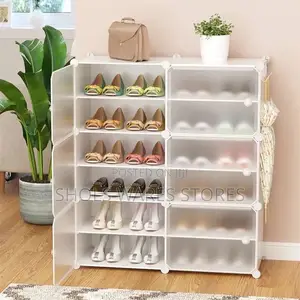 Shoe Rack Storage Cabinet With Doors