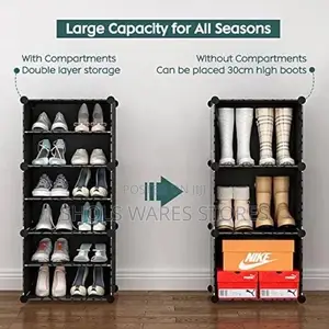 Shoe Rack Storage Cabinet With Doors