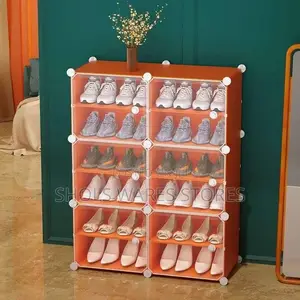 Shoe Rack Storage Cabinet With Doors