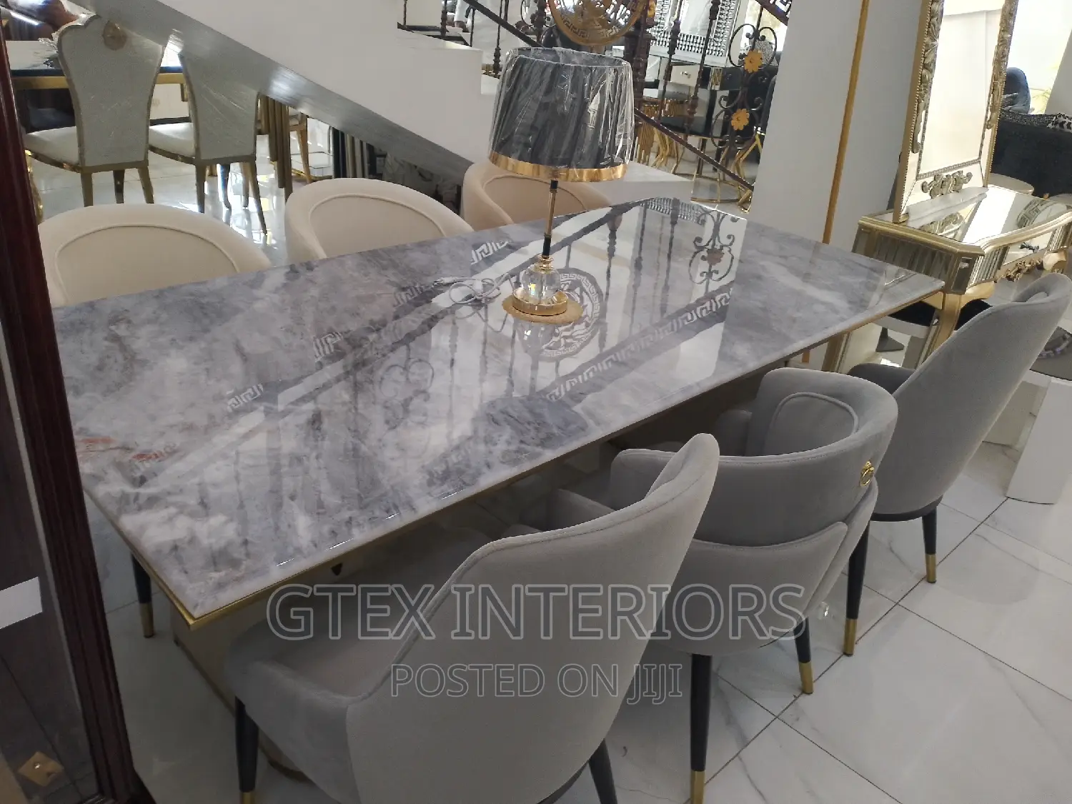 Marble Dinning Table Set