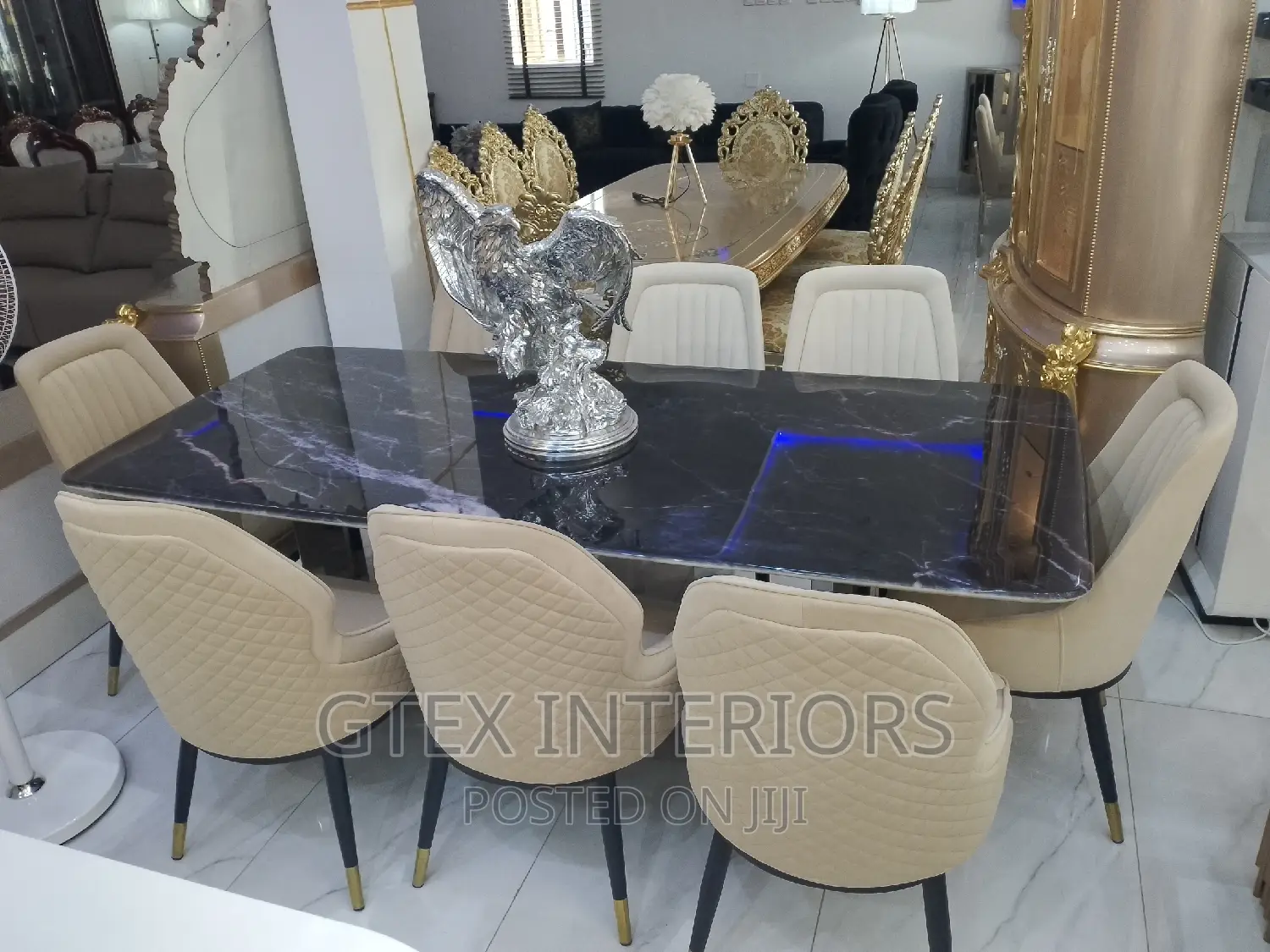 Marble Dinning Table Set