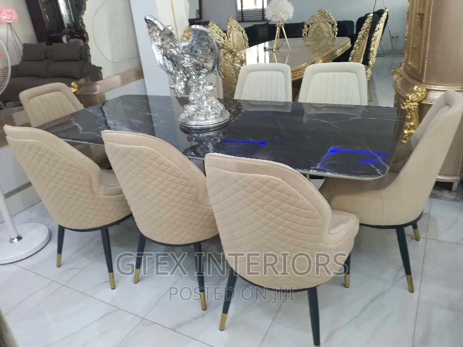 Marble Dinning Table Set