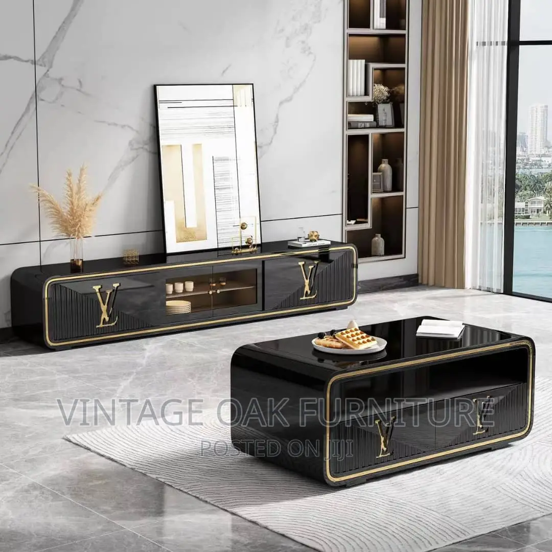 Classic TV Stand and Its Centre Table