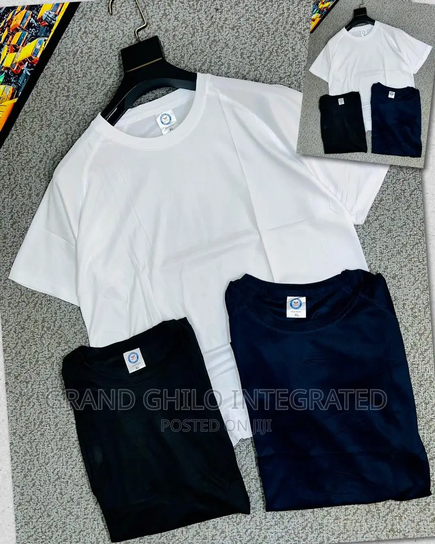 High Quality Plain Jersey White