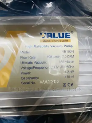 1/2hp Vacuum Pump