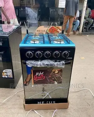 New Nexus Standing 4 Burner Gas Cooker With Oven Blue Flame