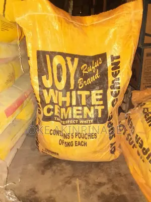 Joy Super White Cement Concrete Mortars 25kg for 5kg For