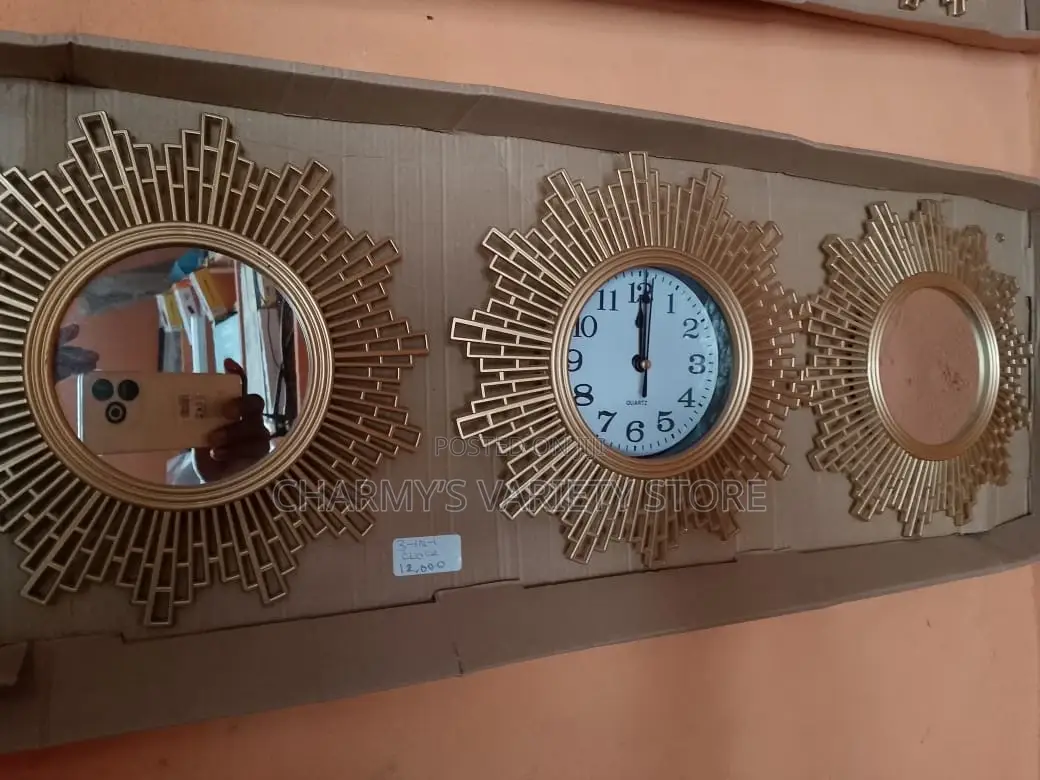 Luxury 3in1 Clock With Mirror