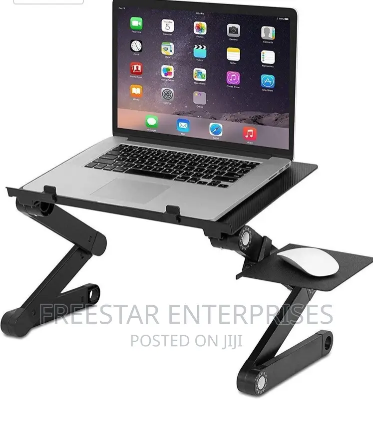 T8 Laptop Stand With Laptop Cooling Pad.
