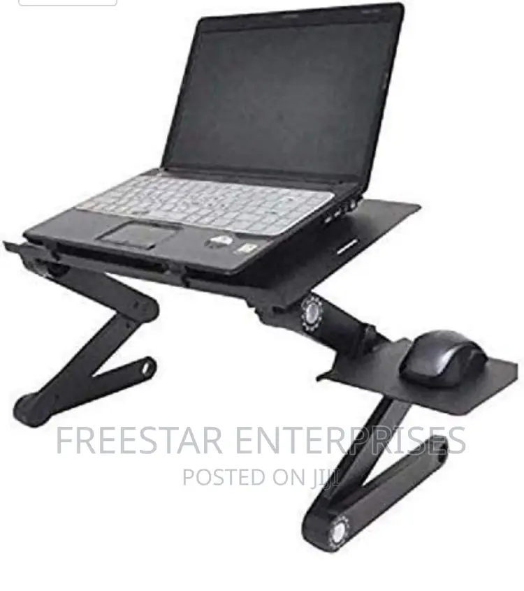 T8 Laptop Stand With Laptop Cooling Pad.