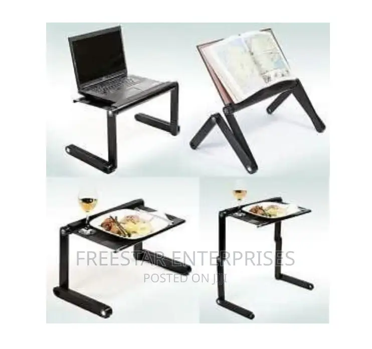 T8 Laptop Stand With Laptop Cooling Pad.