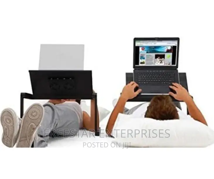 T8 Laptop Stand With Laptop Cooling Pad.