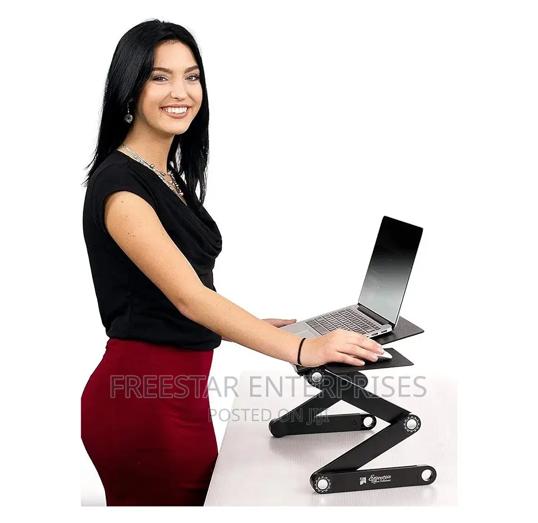 T8 Laptop Stand With Laptop Cooling Pad.