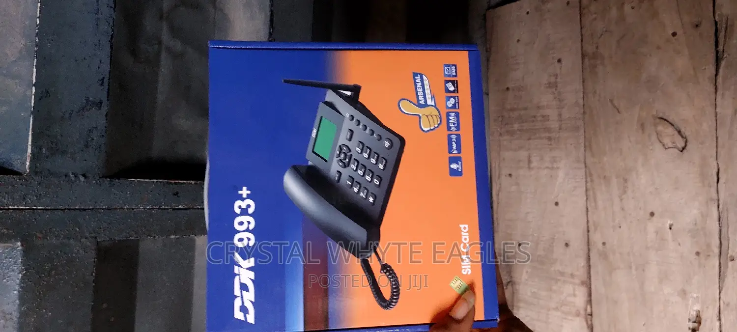 Single SIM GSM Fixed Wireless Phone With Memory Card Slot