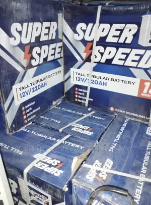Super Speed Tubular Battery 220a 12v Made in India