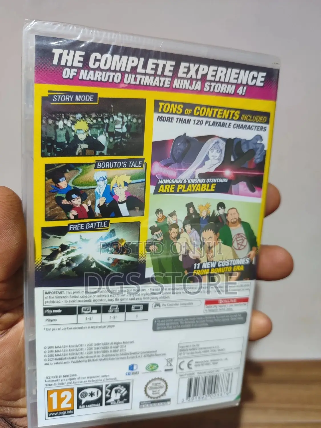 Nintendo Switch Ultimate Ninja Storm 4 Road to Boruto Game