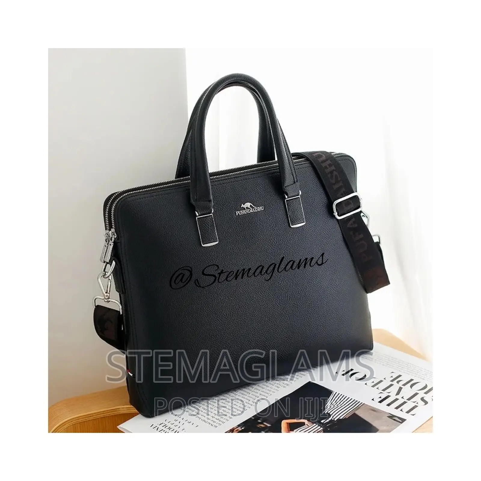 Pufandaishu Business Leather Bag