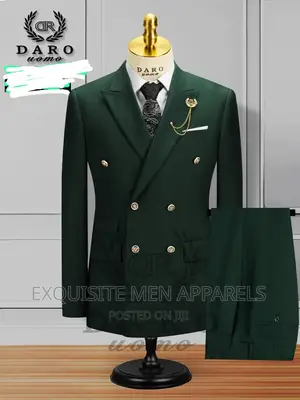 Quality Daro Turkish Double Breasted Men's Suit
