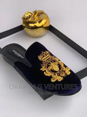 Dolce Gabbana Suede Half Shoe for Men's