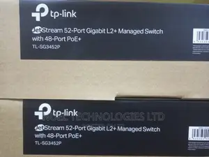 Tp-Link 52-Port Gigabit L2+ Managed Switch With 48-Port Poe+