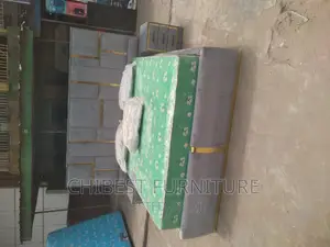 Quality 6by6 Ulphostery Padded Bed Frame With Two Bed Sides