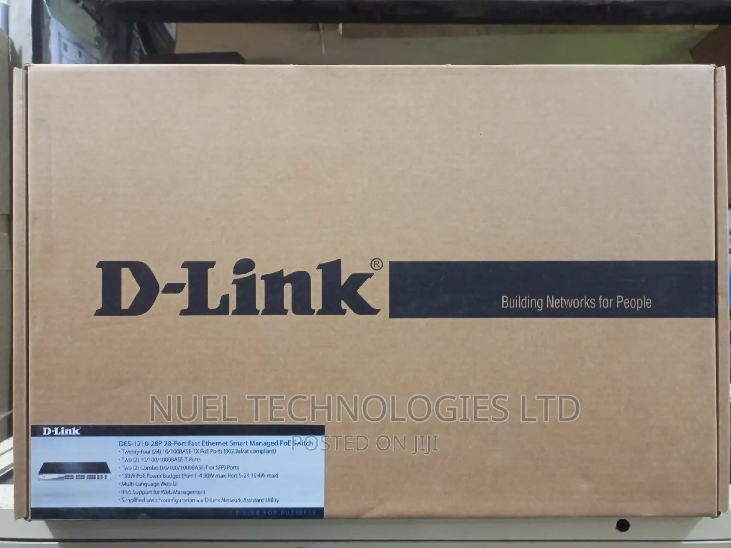 D-Link 28-Port Poe Fast Ethernet Smart Managed Switch