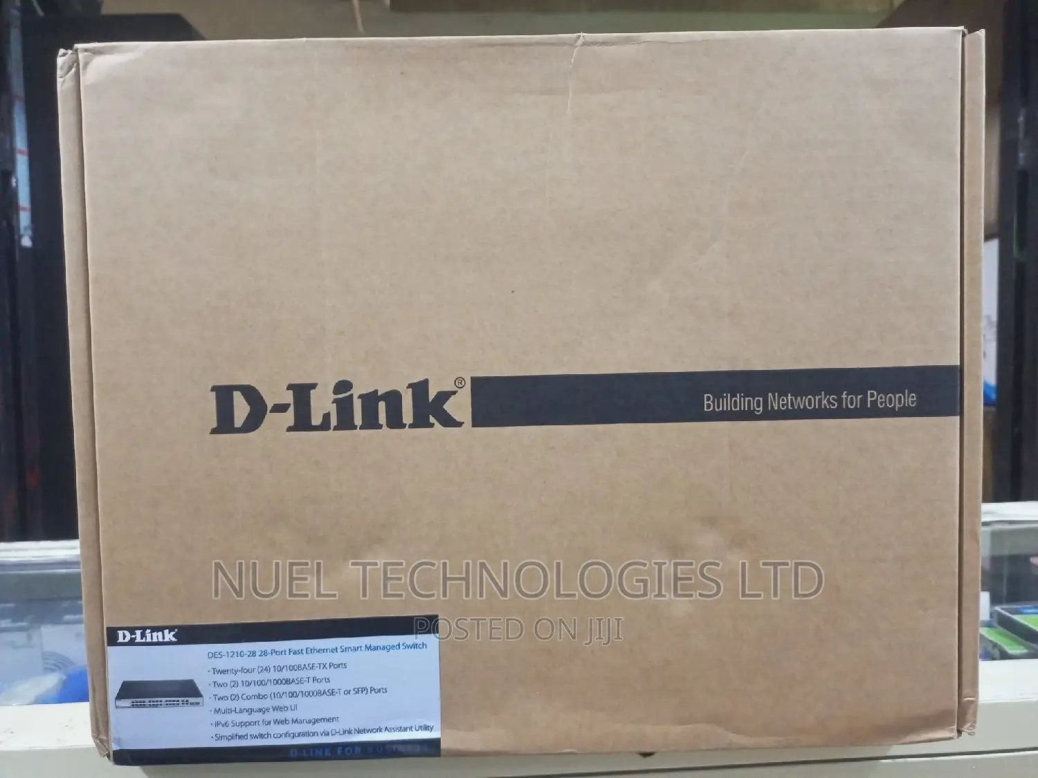 D-Link 28-Port Fast Ethernet Smart Managed Switch