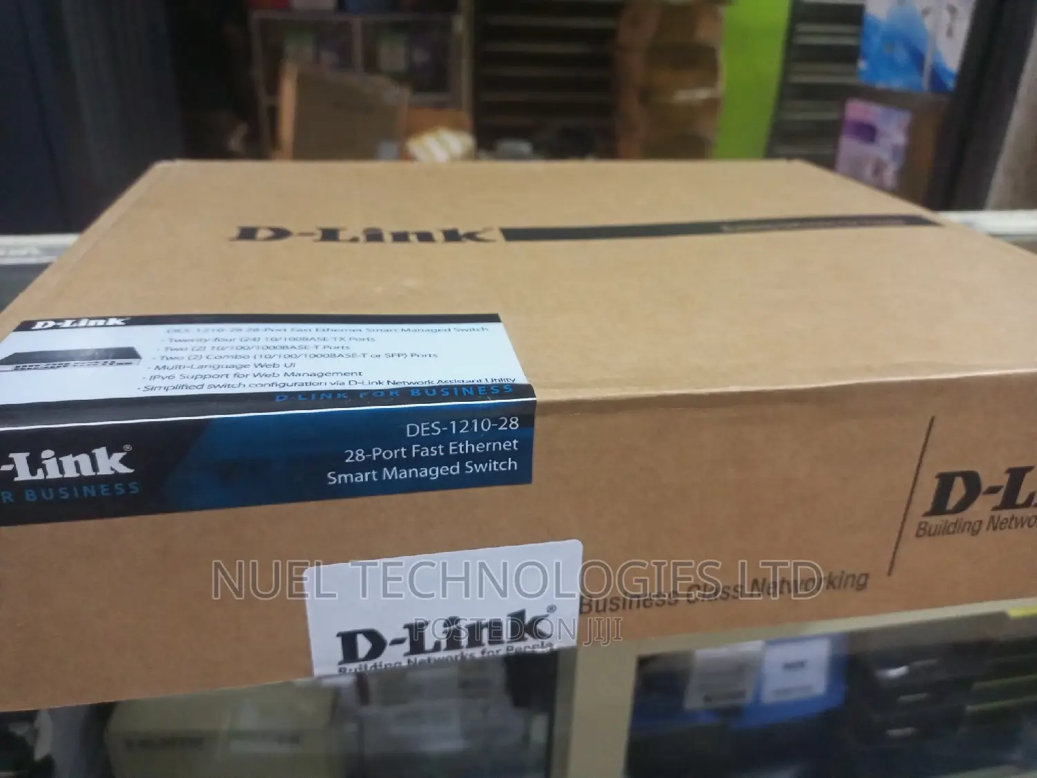 D-Link 28-Port Fast Ethernet Smart Managed Switch