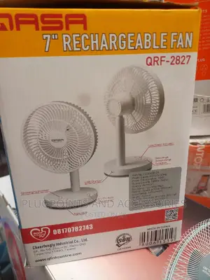 Qasa 7" Rechargeable Fan