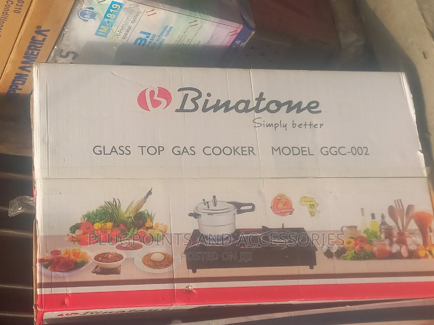 Binatone Glass Table Gas Cooker GGC 002
