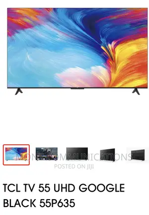 TCL TV 55 Uhd Google Black 55P635