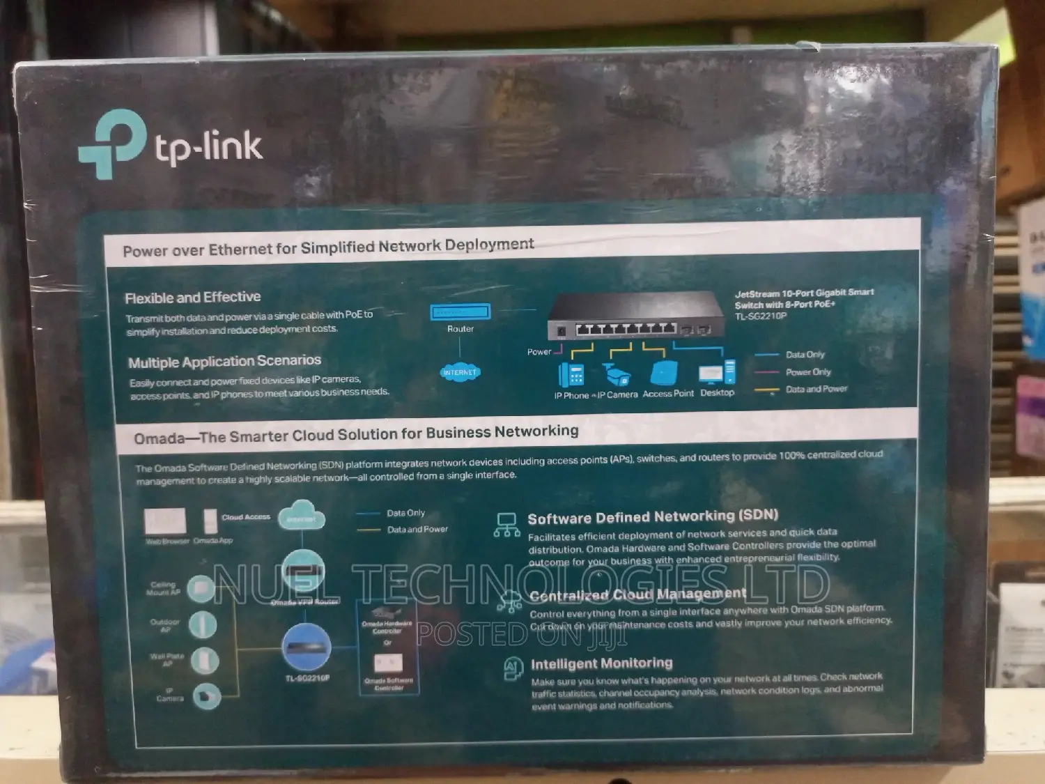 Tp-Link Jetstream 10-Port Gigabit Smart Poe+ Switch