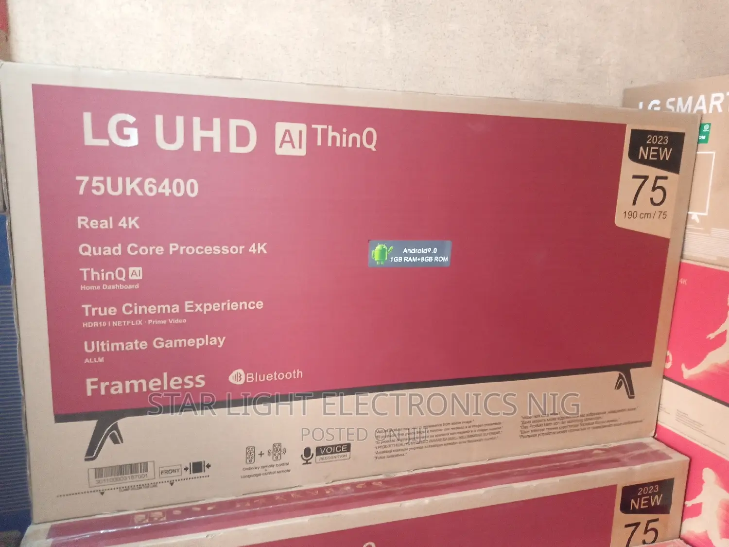 75 Inches Smart TV LG Original