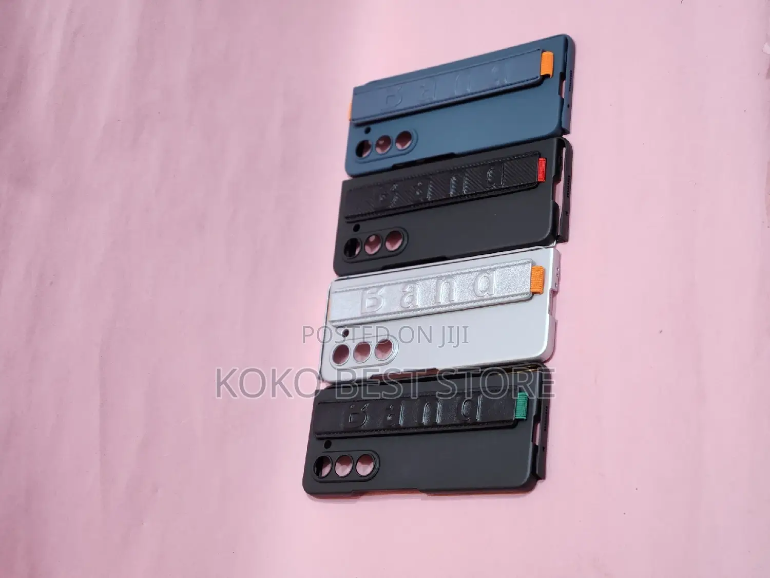 Samsung Galaxy Fold 5 With Strap and Screen Guide