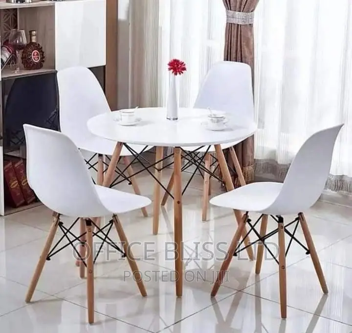 Strong Plastic Dining Table and 4 Chairs