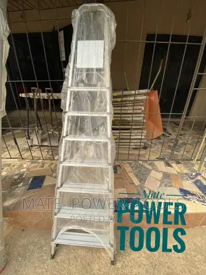 8 Tread Aluminium Folding Platform Stepladders